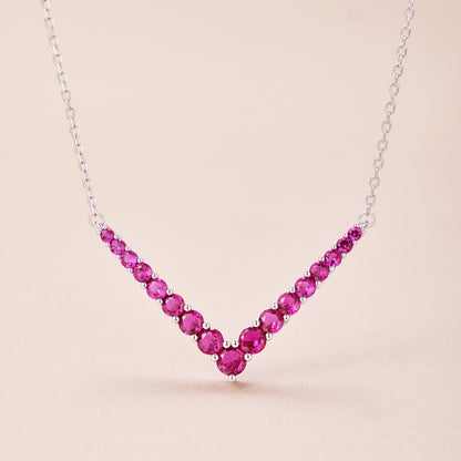 [Vivid Aurora]Ornate Round Cut Necklace