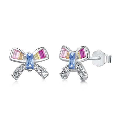 [Vivid Aurora]Ornate Butterfly Shape Daily Earrings