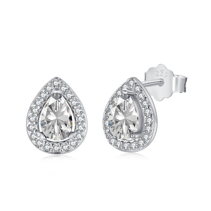 [Vivid Aurora]Luxurious Water Drop Shape Earrings